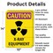 Signmission Radiation & Laser Sign, 14 in H x 10 in W, Aluminum, Rectangle OS-2PACK-CR-A-1014-V-10281 - alternate 7